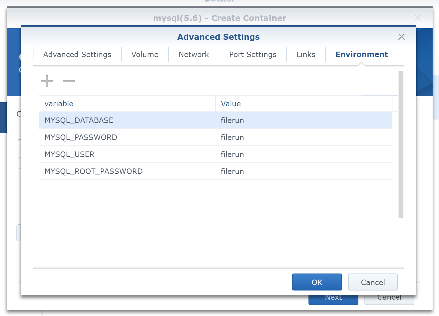 Environment
Variables